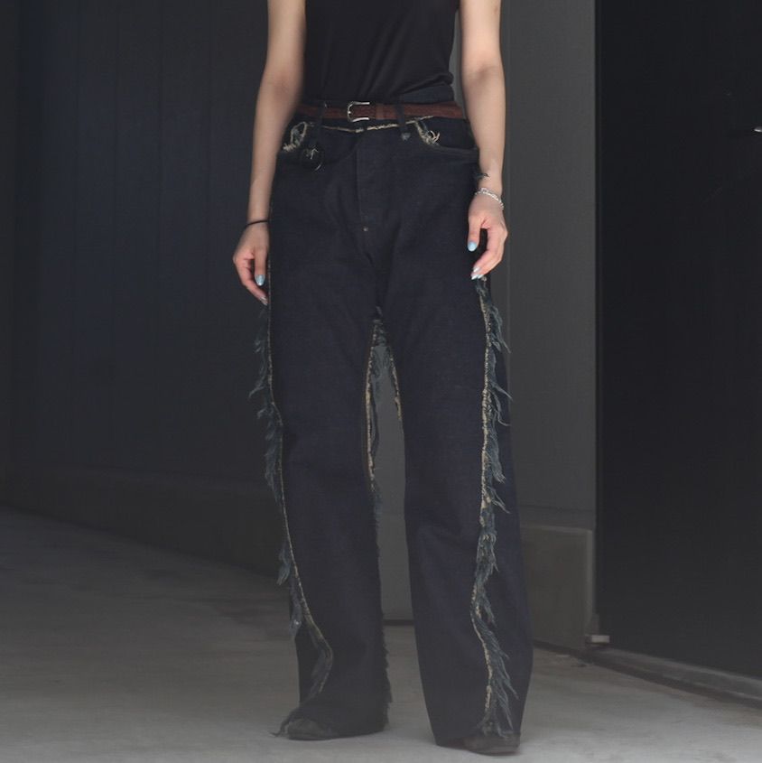 MINUS - 【残り一点】Slash Seam Twist Lot 20746(FROM COAL MINUS - 【残り一点】Slash Seam Twist Lot 20746(FROM COAL
