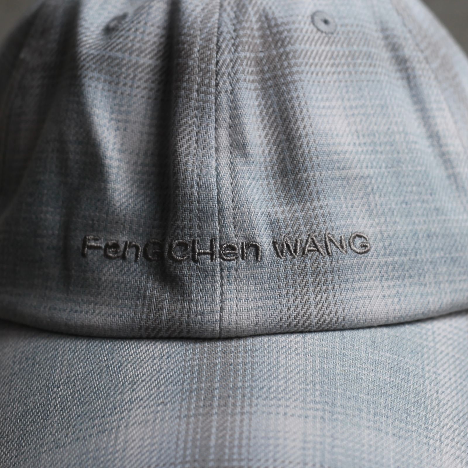 【残り一点】Blue Gray Checkered Baseball Cap