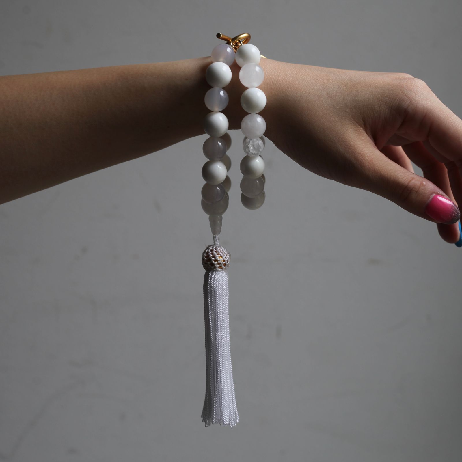 【お取り寄せ注文可能】Double Juzu Bracelet(WHITE)