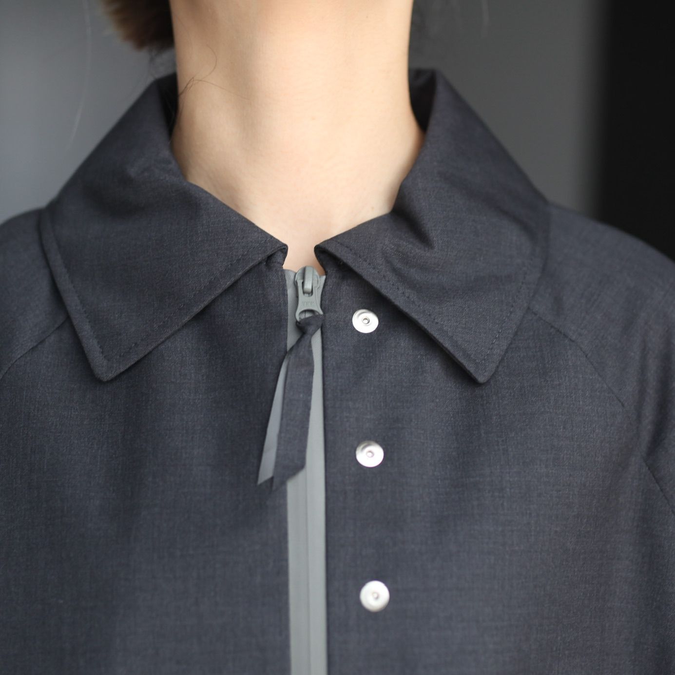 Omar Afridi - 【残り一点】Zipped Balmacaan Coat | ACRMTSM ONLINE STORE