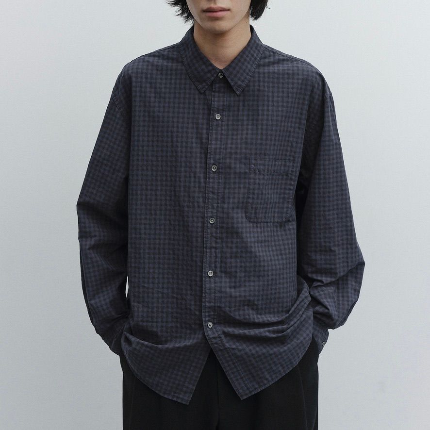 【残り一点】Bold Garment Gingham Check Shirt