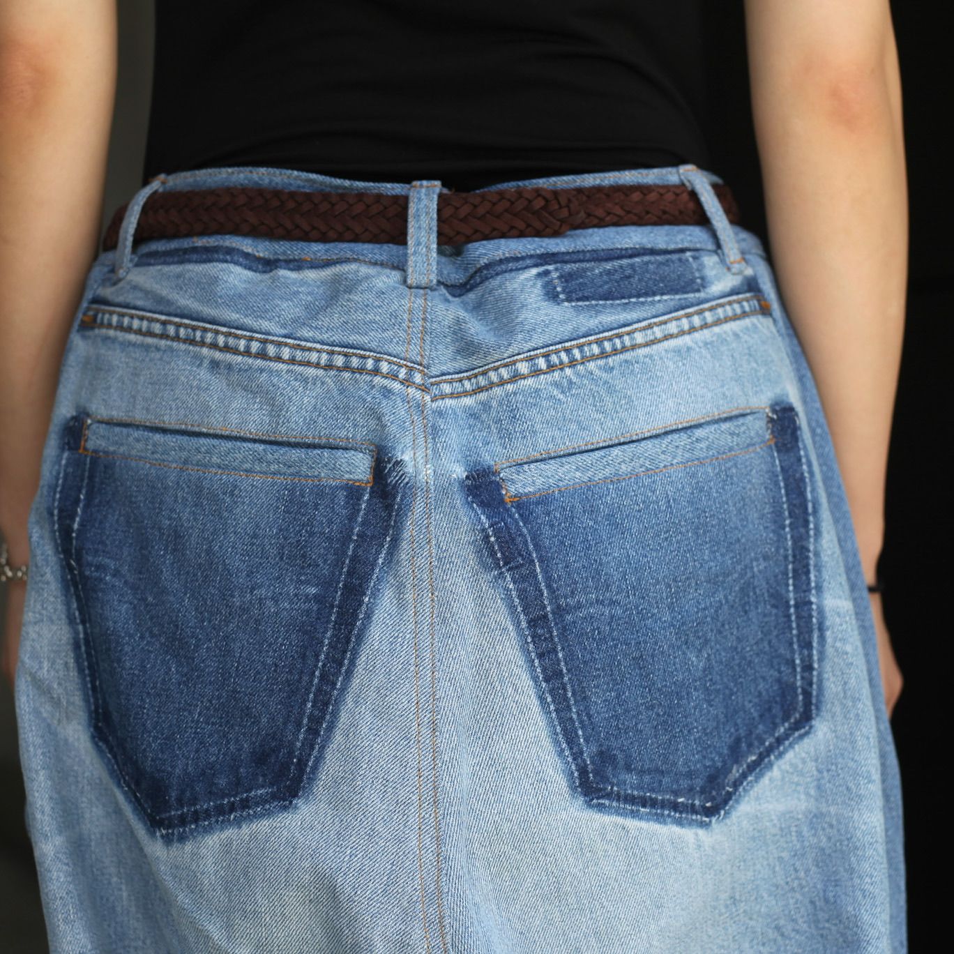 【残り一点】Reconstructed Super Baggy Slacks Denim_2(M)