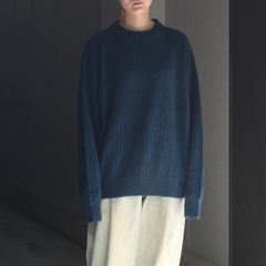 【残り一点】Wo/Ca Rib Moc Neck P/O