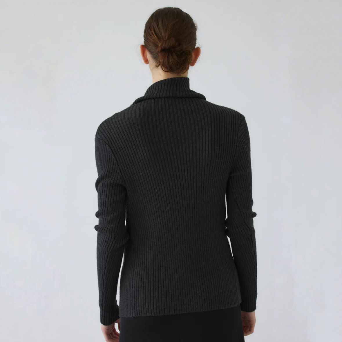 【残り一点】Back Shoulder Rib Knit Tops