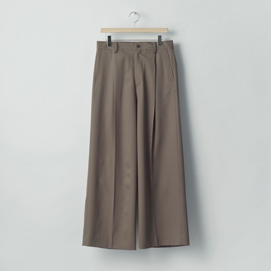 【残り一点】Extra Wide Trousers(2/90 WOOL GABARDINE)