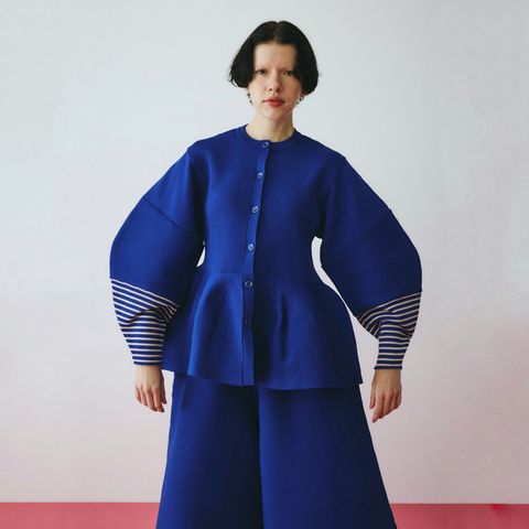 【残り一点】Border Sleeve Knit Tops