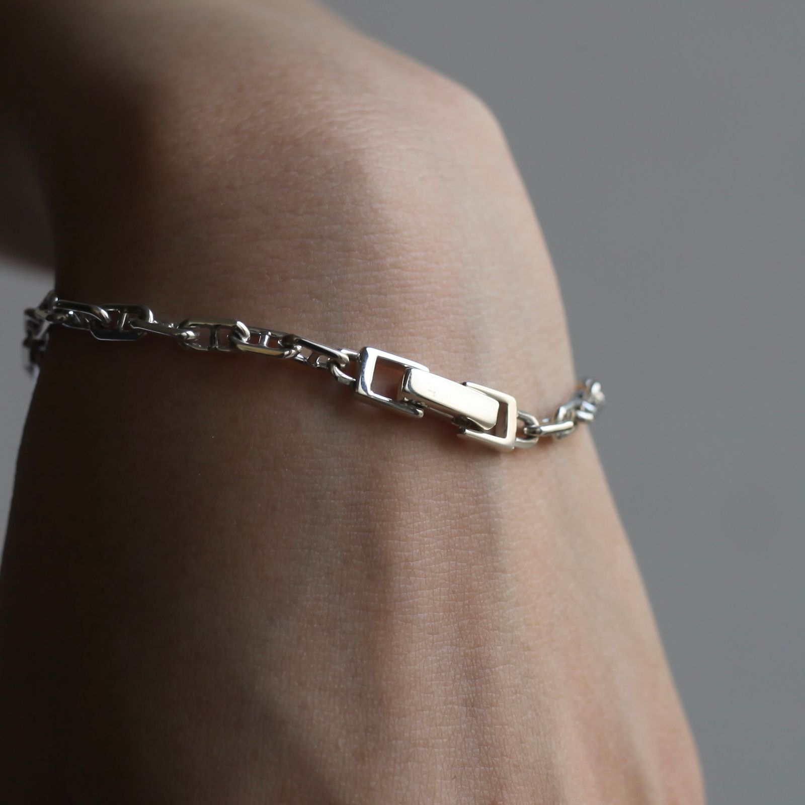 【残り一点】Anchor ID Bracelet_L(WHITE)