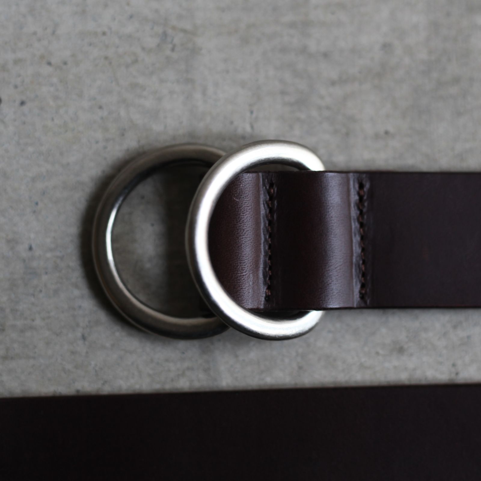 YOKO SAKAMOTO リングベルト　ブラウン レザー YOKO SAKAMOTO Belt Collection ▪️Ring Belt （wide / slim