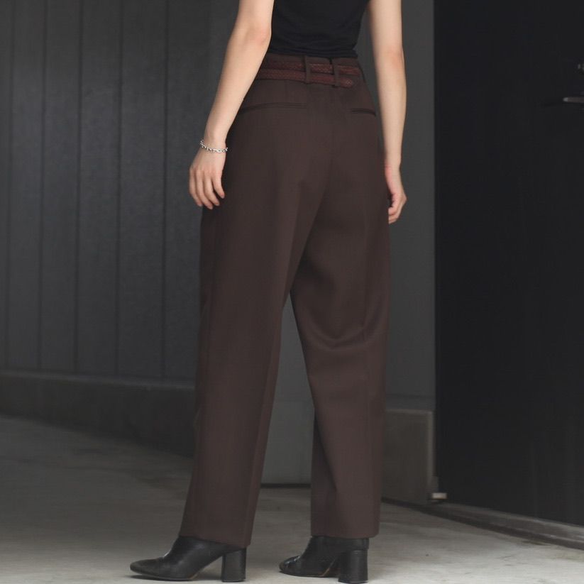 stein - 【残り一点】Beltless Wide Trousers | ACRMTSM ONLINE STORE