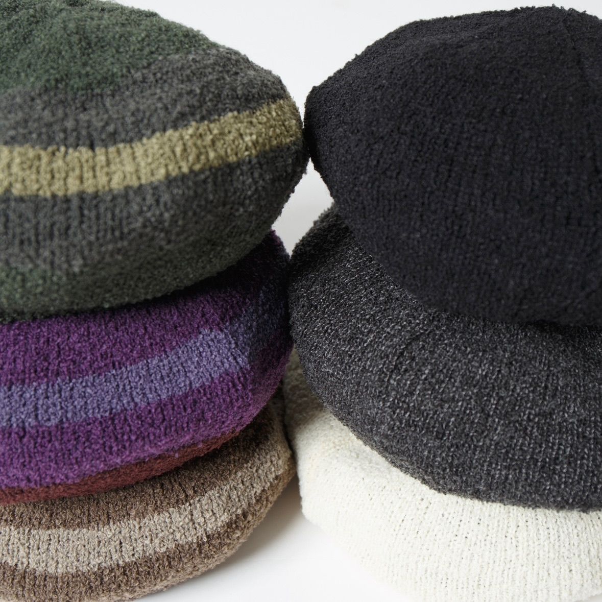 【残り一点】Curling Yarn Beret