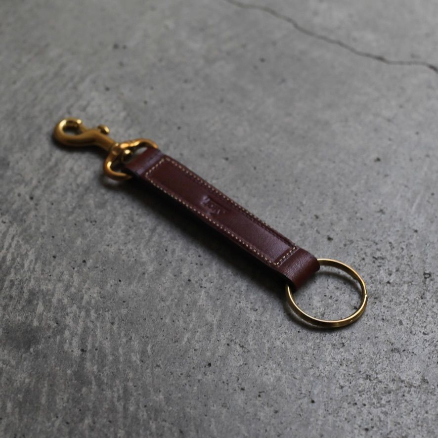 【残りわずか】Brass Bolt Snap Key Fobs(OAKBARK)