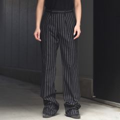 【残り一点】Stripe Flare Trousers