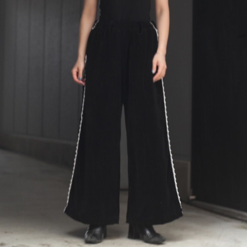 【残り一点】Pearl Piping Velours Track Trousers