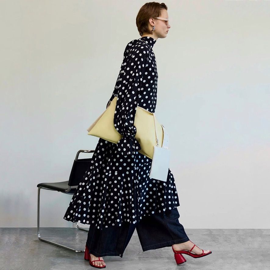 【残り一点】スクエアトートバッグ