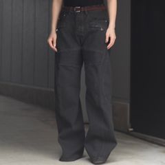 【残りわずか】3D Twisted Moto Jeans