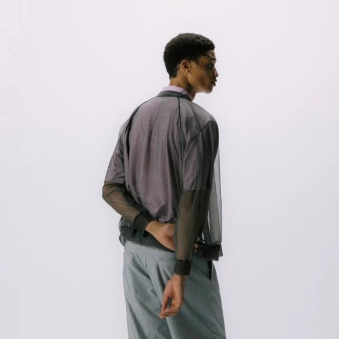 【残り一点】36G Organza Cardigan