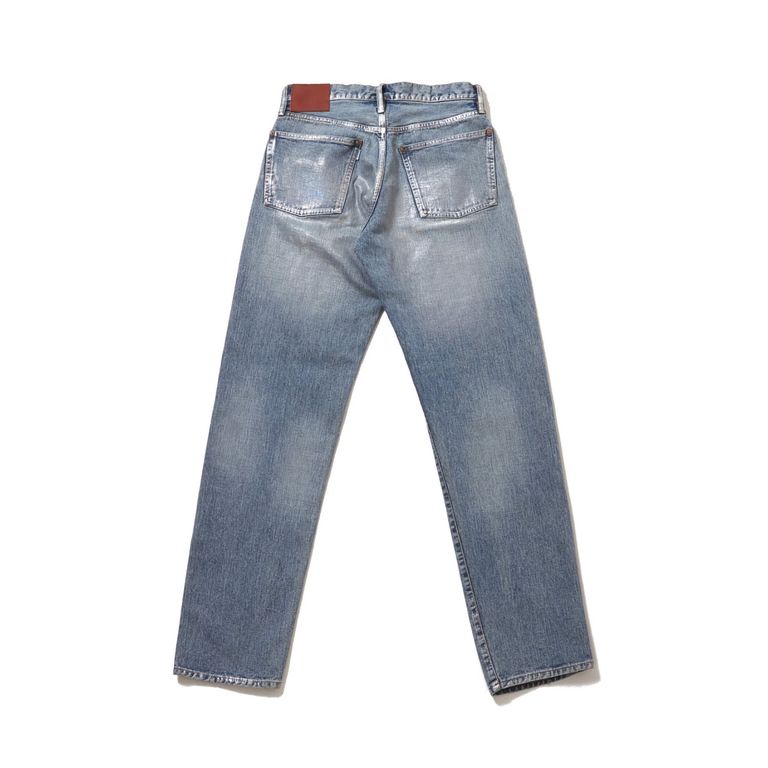 SUGARHILL - 【残り一点】Foiled Denim Trousers Straight Cut 