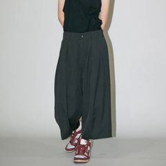 【残り一点】ウォッシャブルツイルワイドパンツ