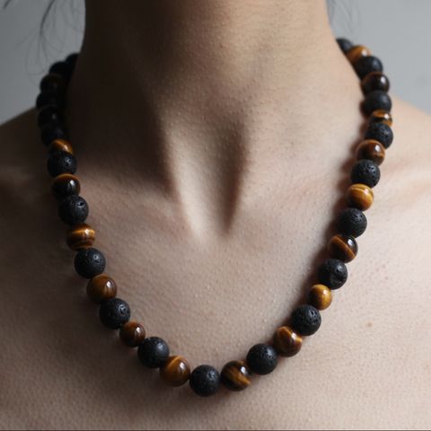 【お取り寄せ注文可能】Single Juzu Necklace Thick(BROWN)