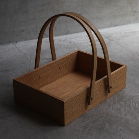 【残り一点】2ハンドルキャリーボックス(OAK)