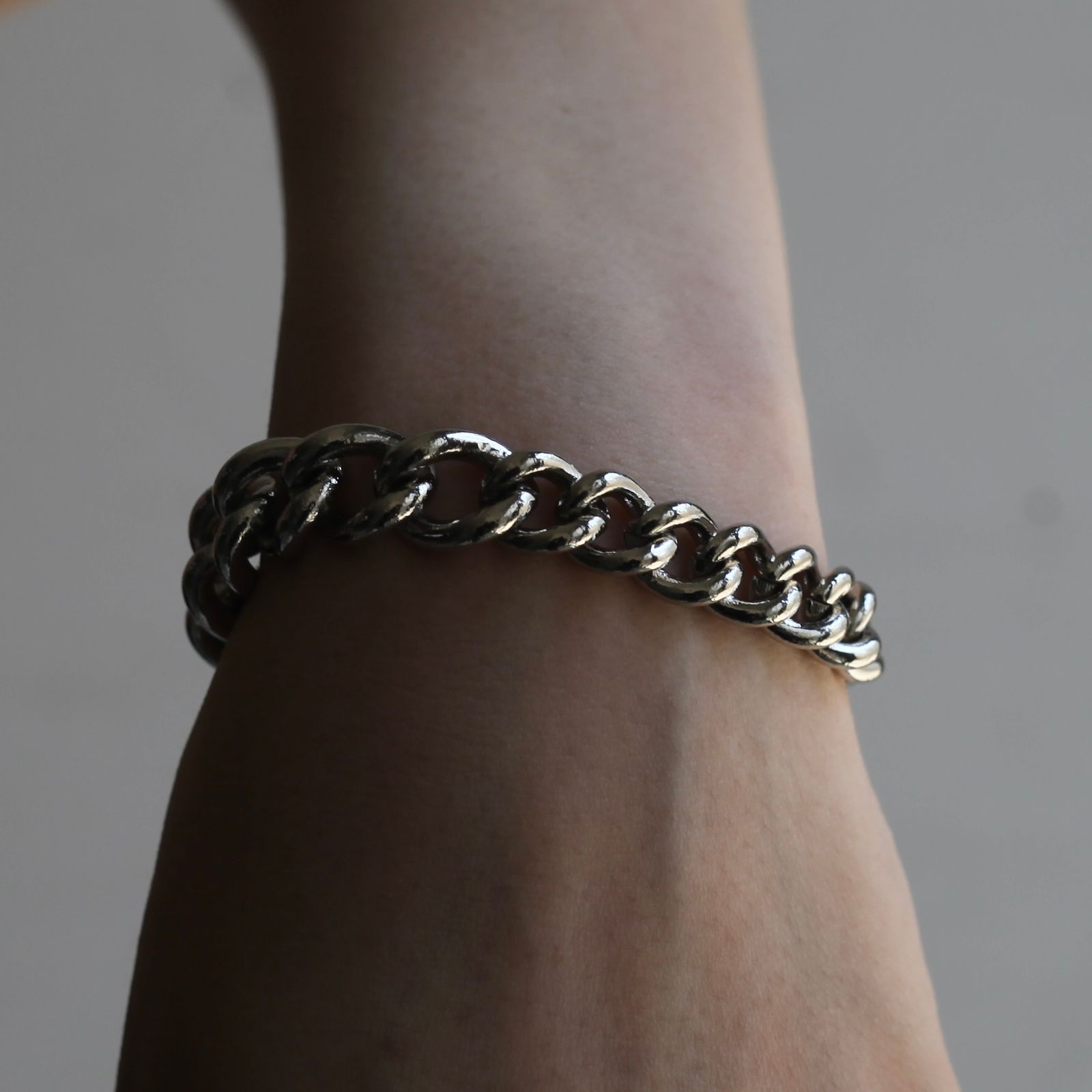 【再販売通知受付可能】Gradation Chain Bracelet(SILVER)