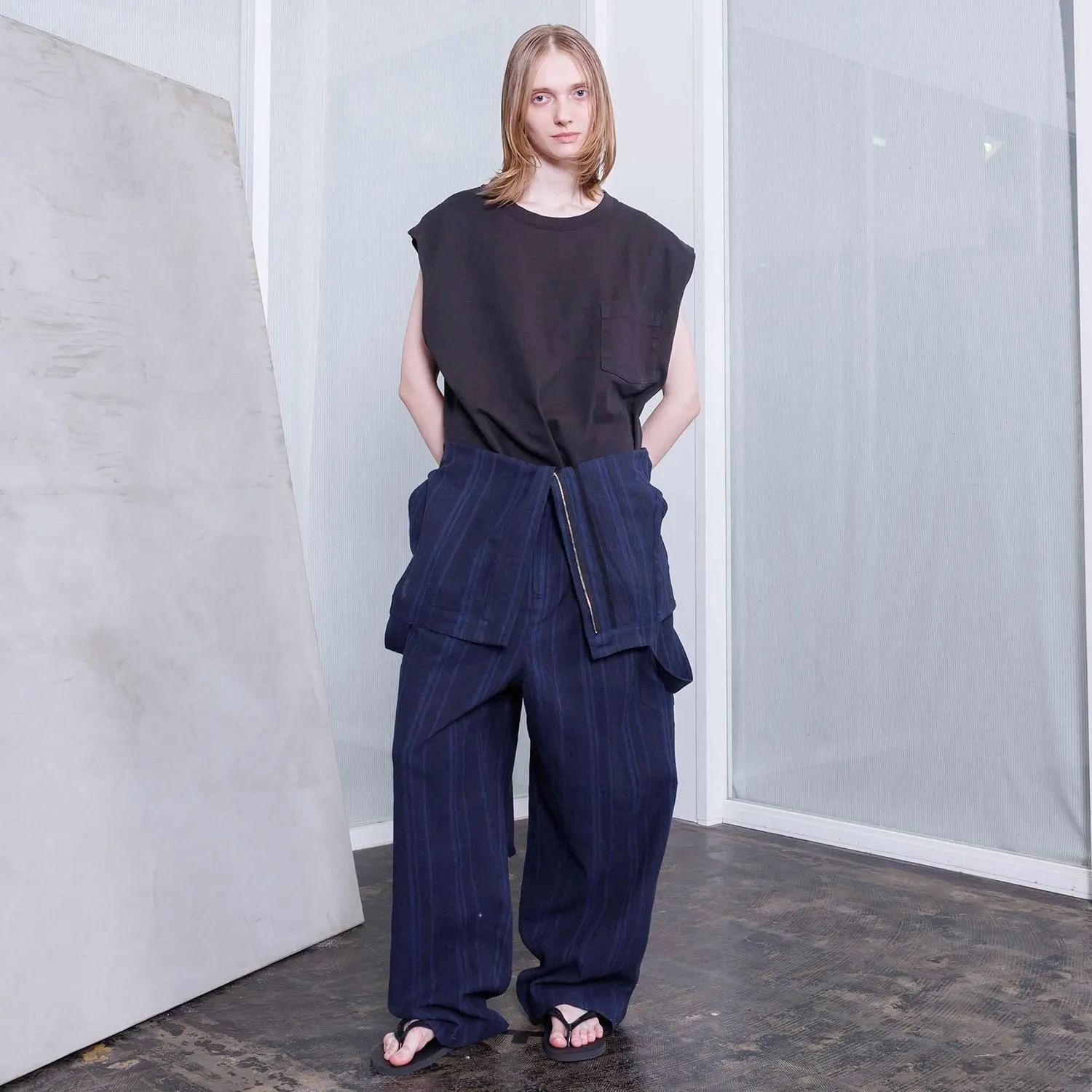 【残り一点】テクニカルオーバーオール(LINEN/COTTON)