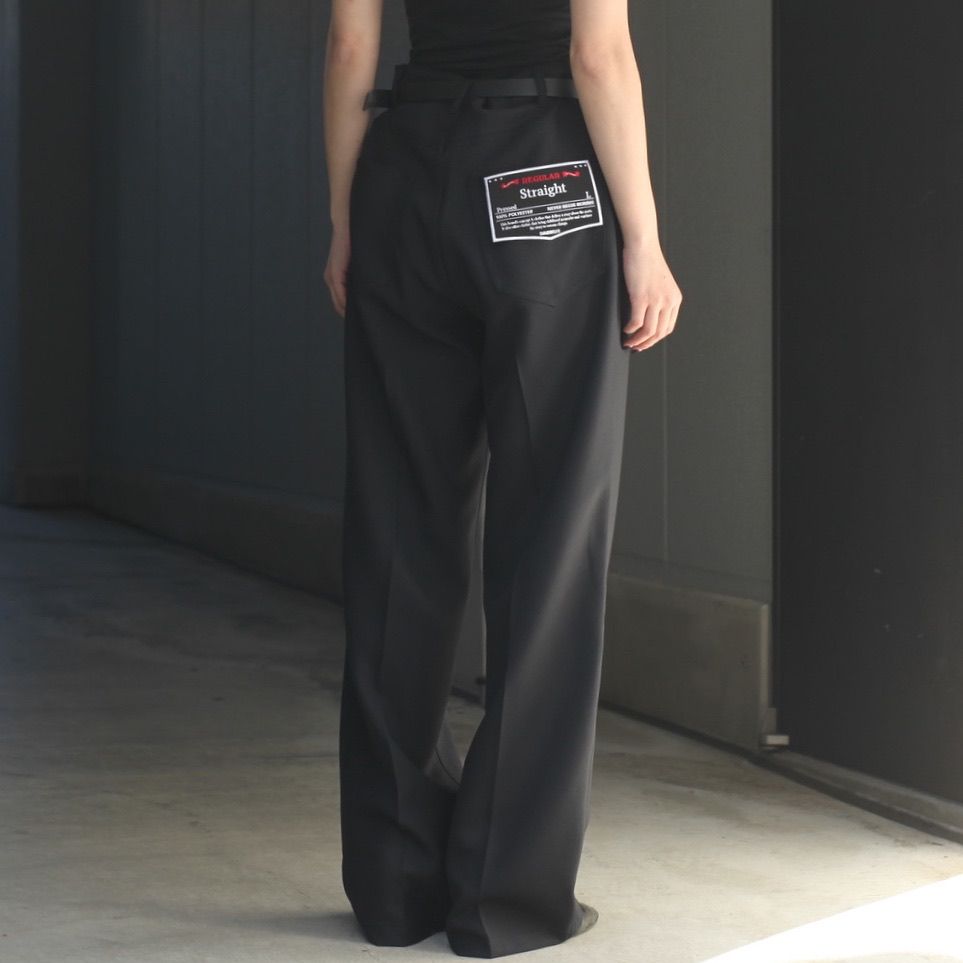 【残りわずか】Straight Pressed Pants