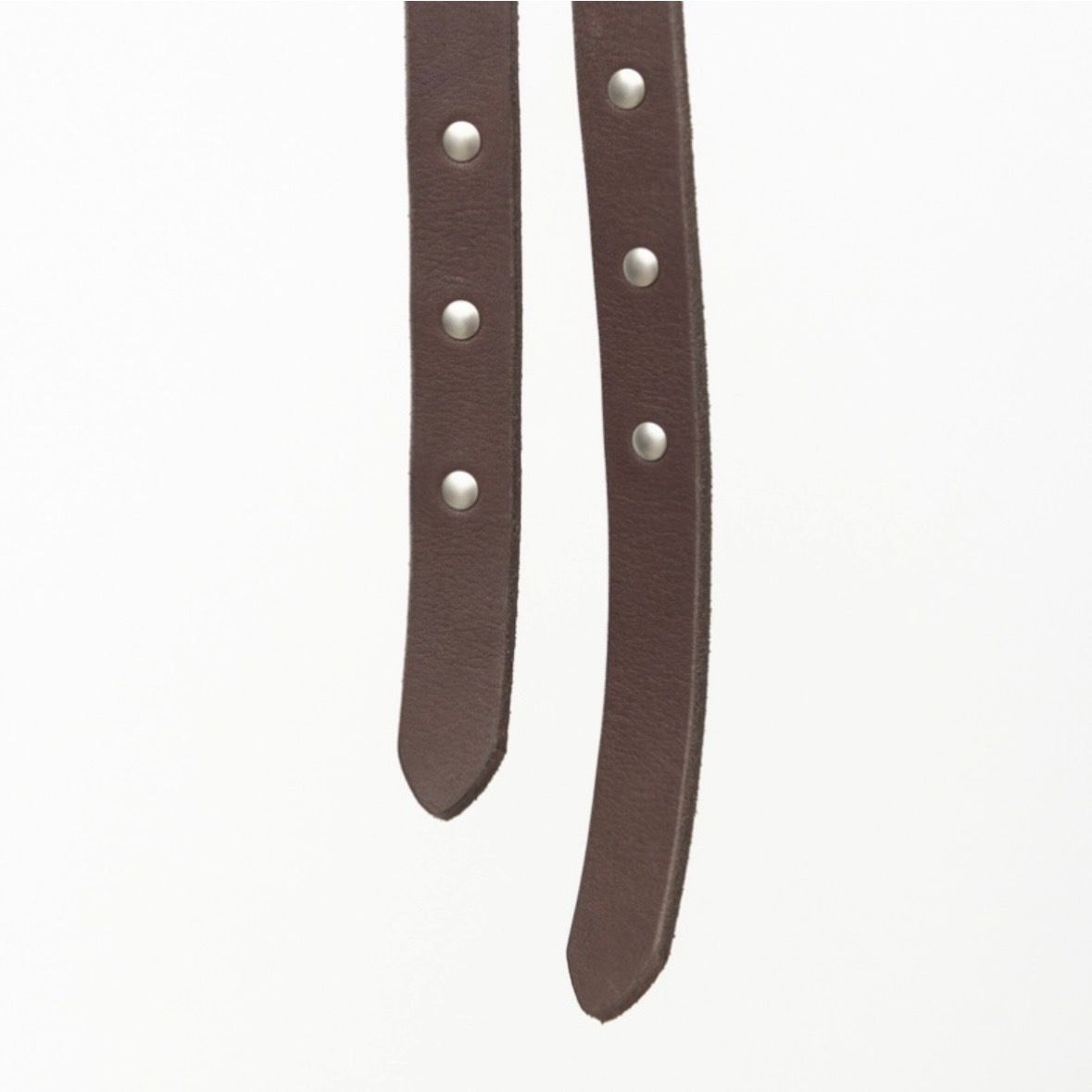 【残り一点】Studded Double Pin Split Leather Belt