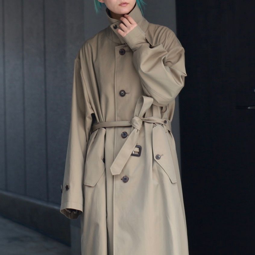 stein]Inverted Pleats Balmacaan Coat セール直営店 bikescape.mk