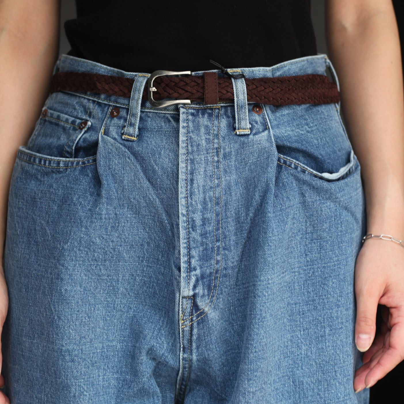 stein - 【残りわずか】Vintage Reproduction Damage Wide Denim Jeans 