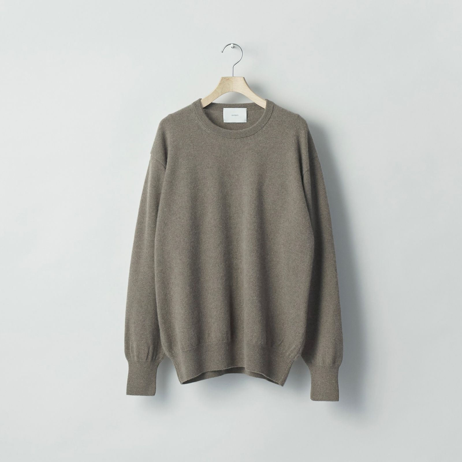 【残り一点】Pure Cashmere Knit Crew Neck LS