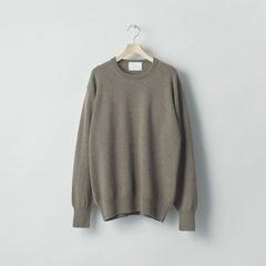 【残り一点】Pure Cashmere Knit Crew Neck LS
