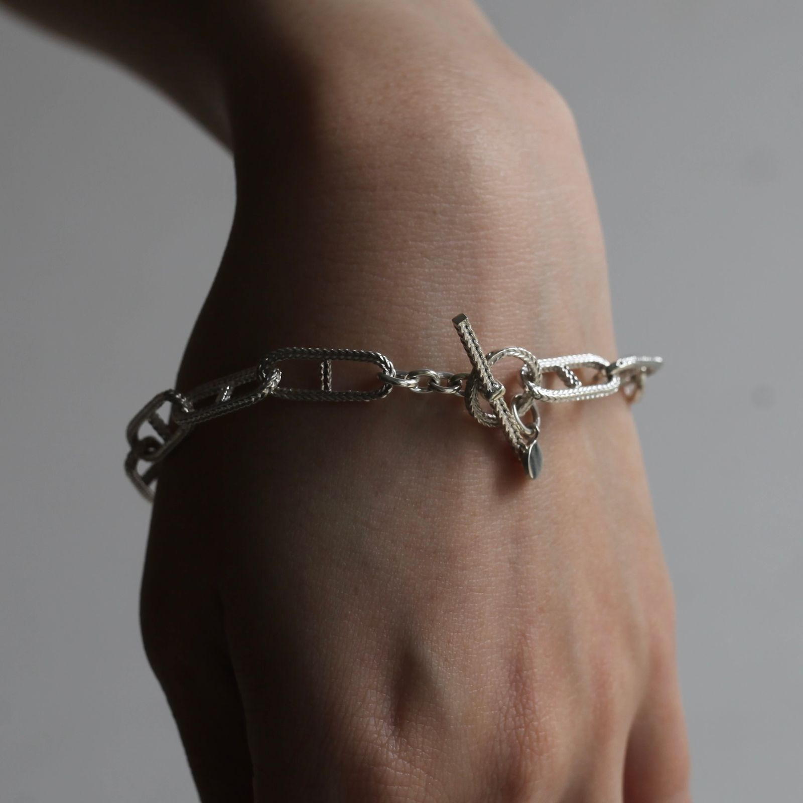 【残り一点】Rope Anchor Chain T-BAR Bracelet SMALL(7mm)