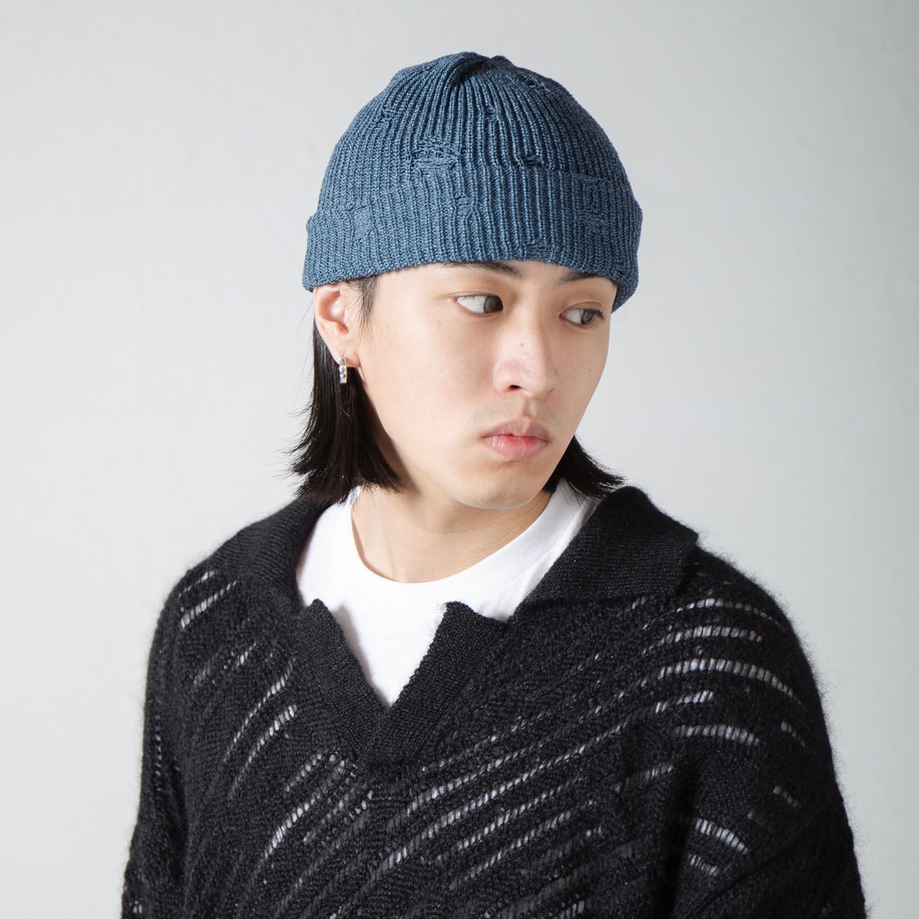 【残りわずか】Damage Summer Knit Beanie