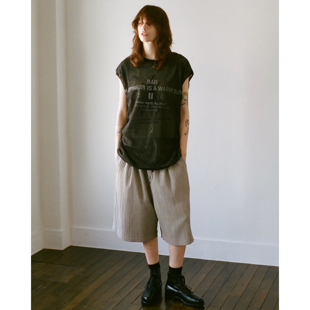 【残り一点】3tucked Crop Short Pants