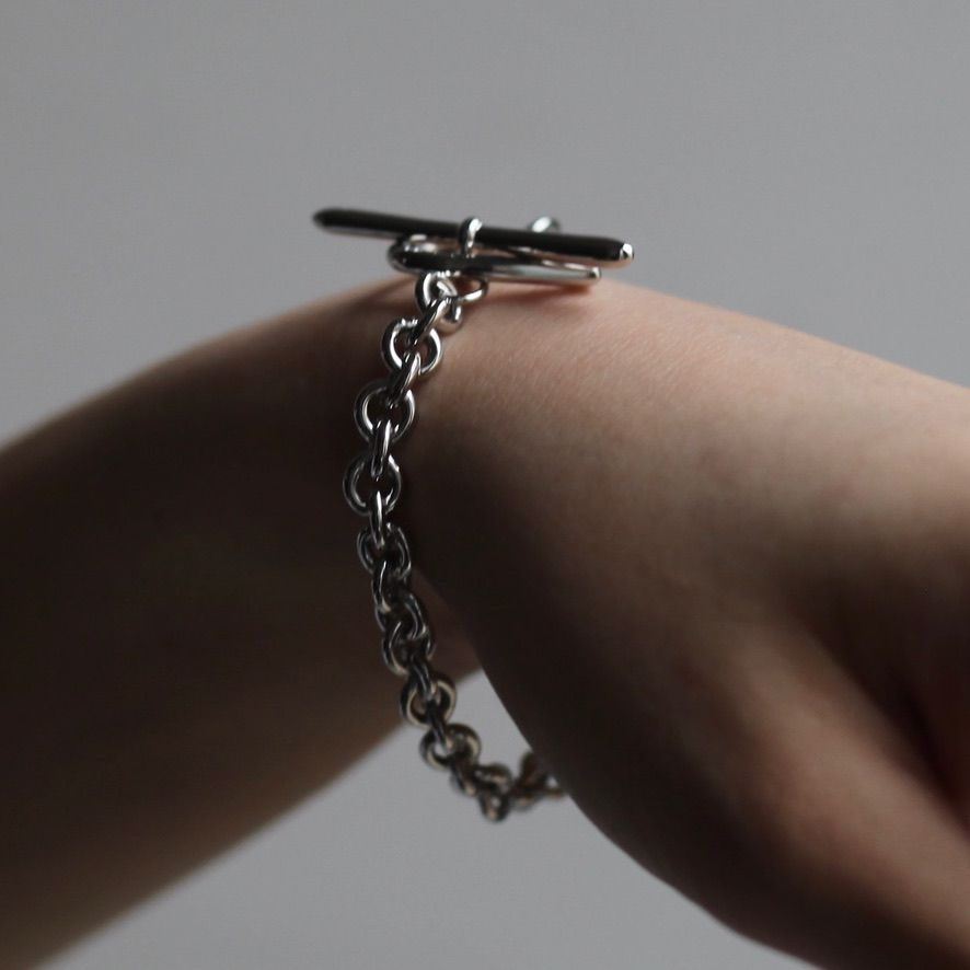 【残りわずか】Heart Bracelet_Small Link(SILVER)