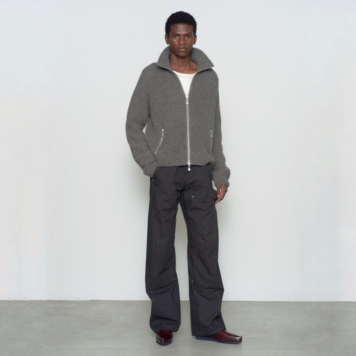 【残り一点】Drivers Zip Up Sweater
