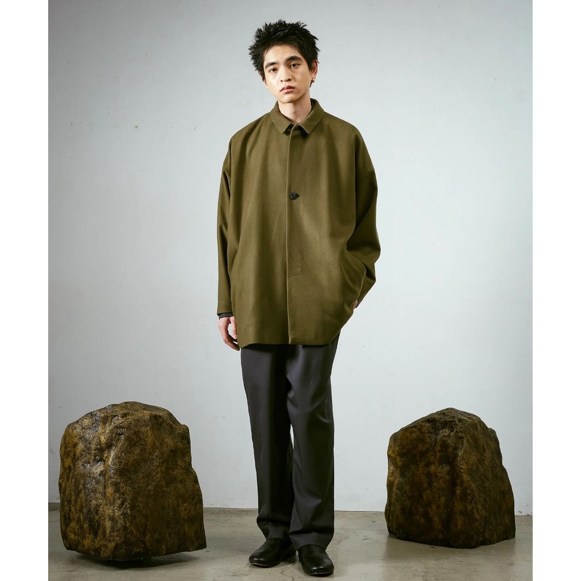 【残り一点】メルトンBIGハーフコート