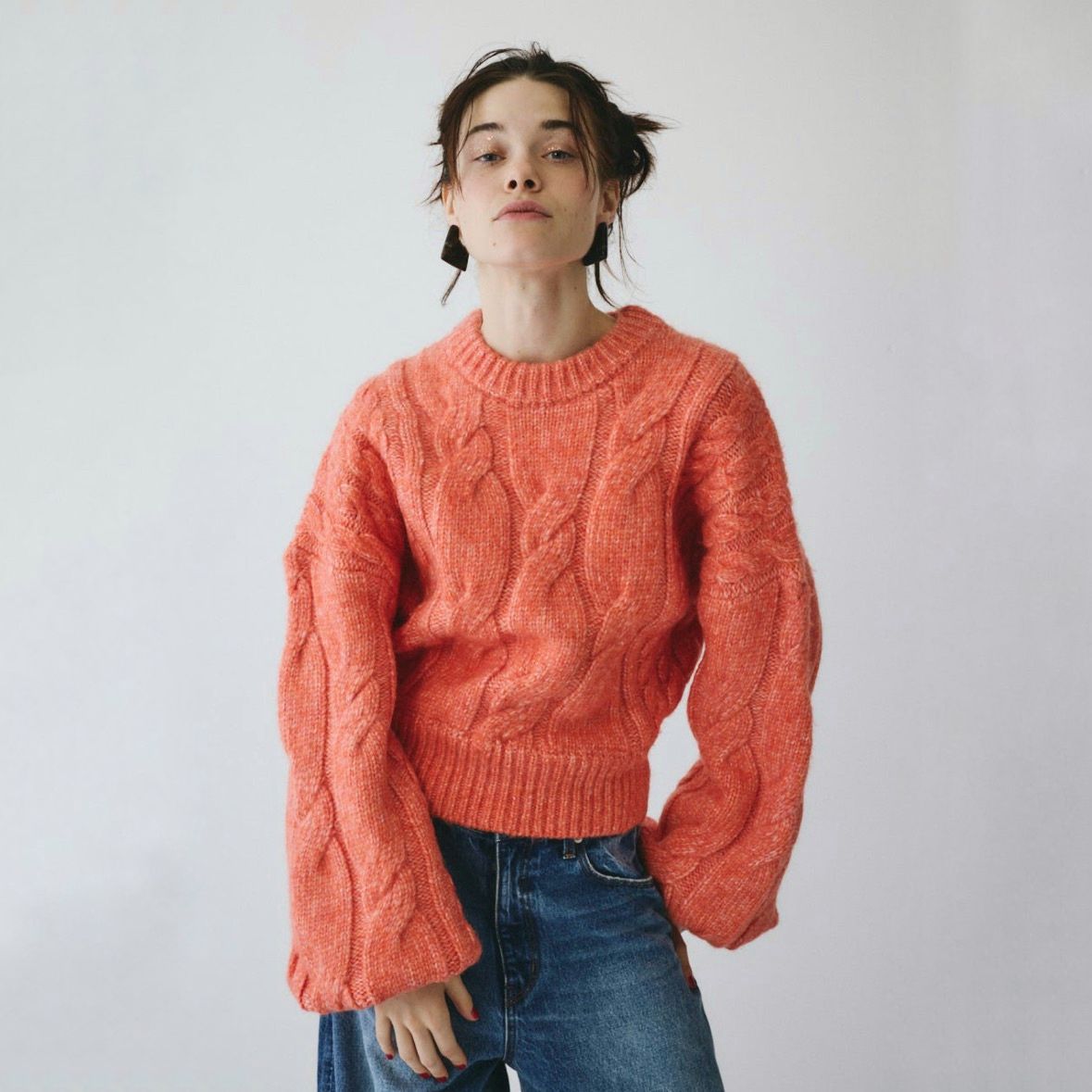 【残り一点】Mix Knit Tops