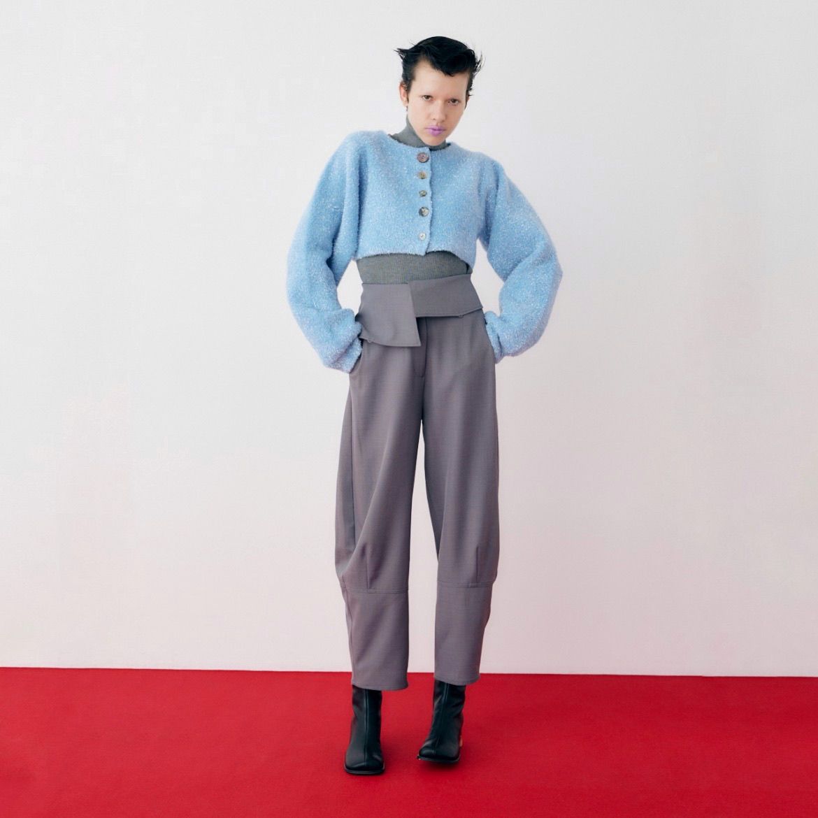 【残り一点】Cocoon Peplum 2way Pants