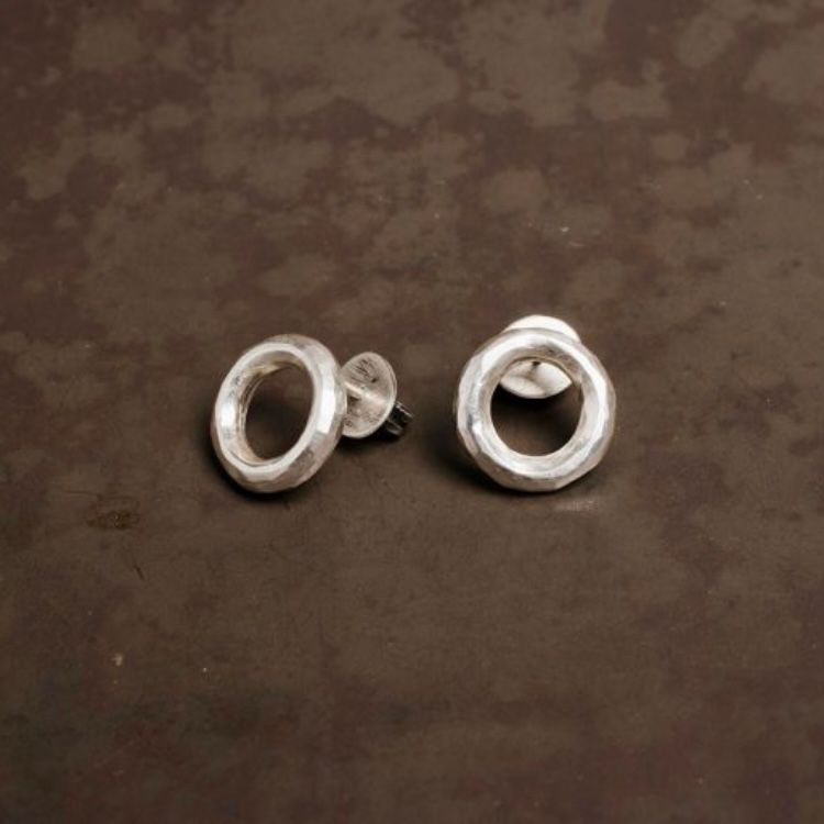【残り一点】Studs Ring Hammered