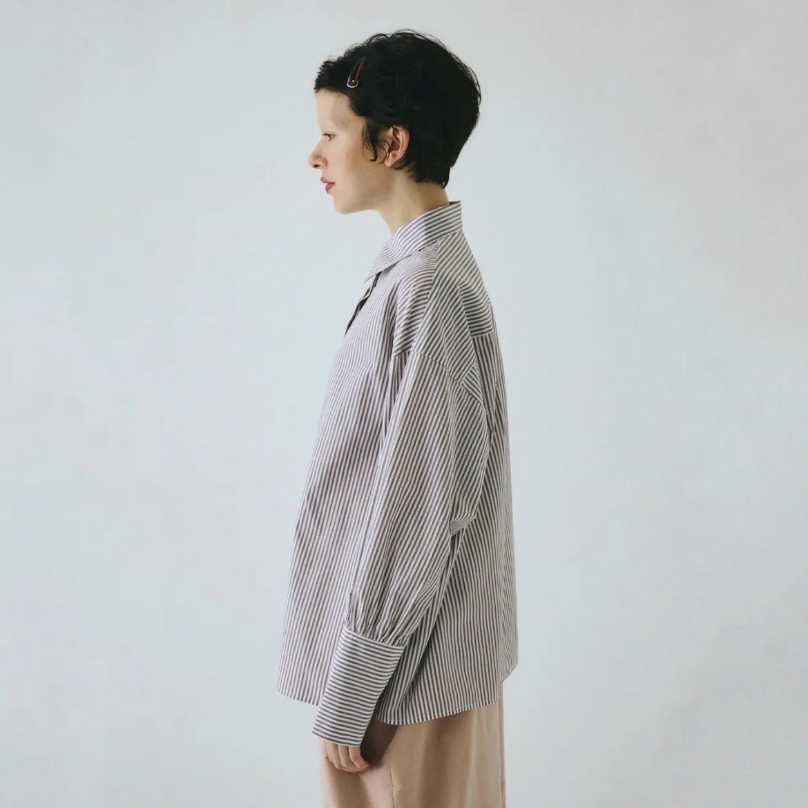 【残り一点】Asymmetry Collar Shirt