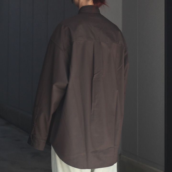 【残り一点】Wool Poly Standard Shirt