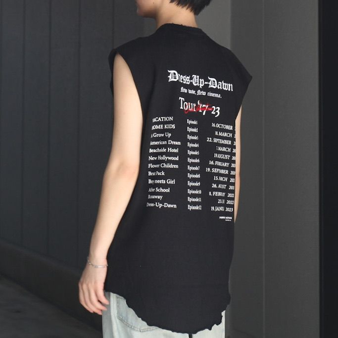 DAIRIKU - 【残り一点】The Dawn No-Sleeve Tour Tee | ACRMTSM ONLINE