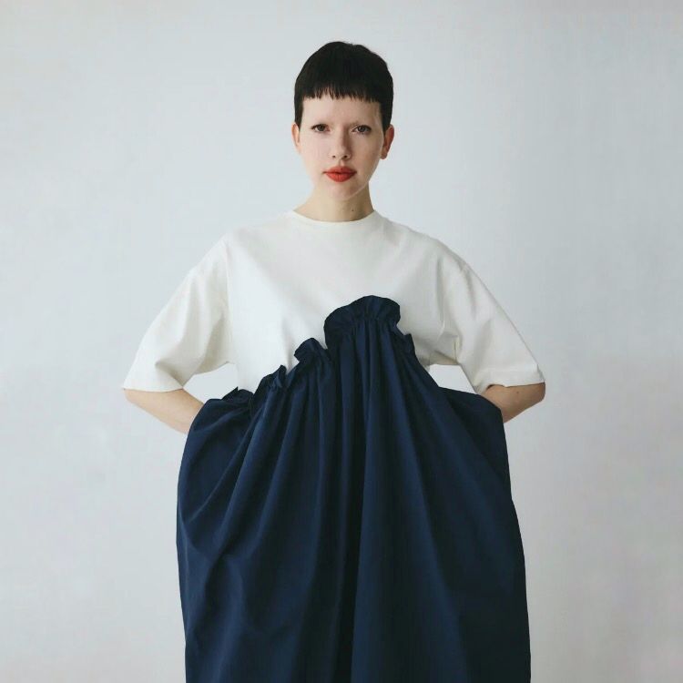 【残り一点】Wave Frill Cut Dress