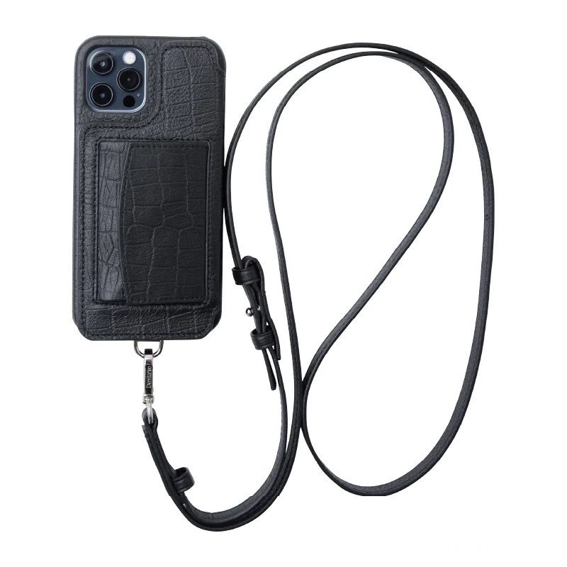 【再販売通知受付可能】Strap 130cm(BLACK_CROCO)