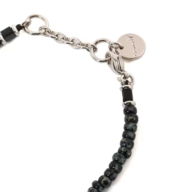 【残り一点】ビーズブレスレット_B(BLACK)