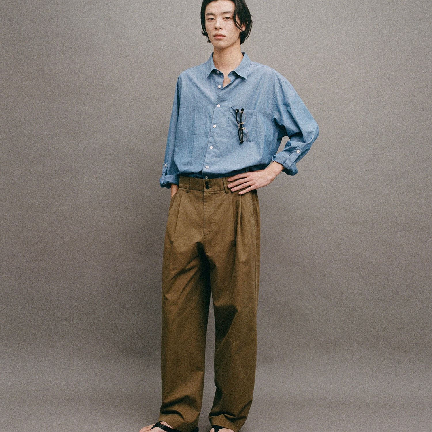 【残り一点】Library Roll-Up Shirt