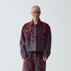 【残り一点】Blood Lazered Denim Jacket