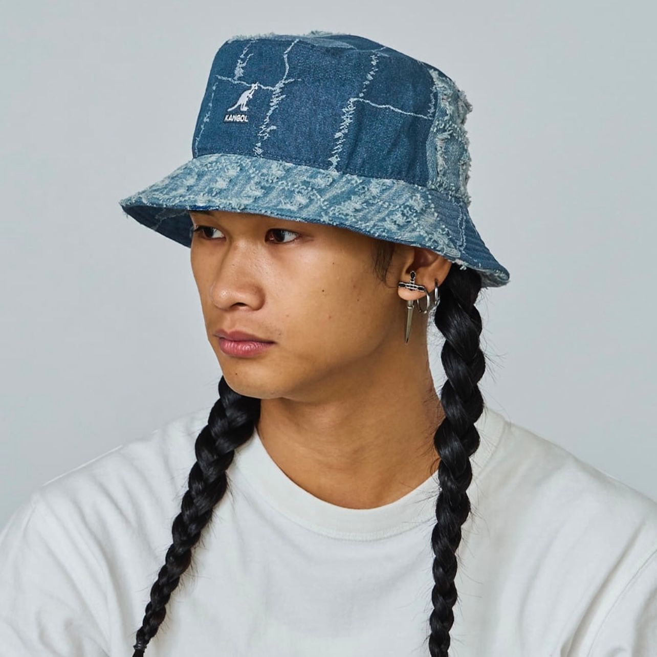【残り一点】Denim Mashup Bucket